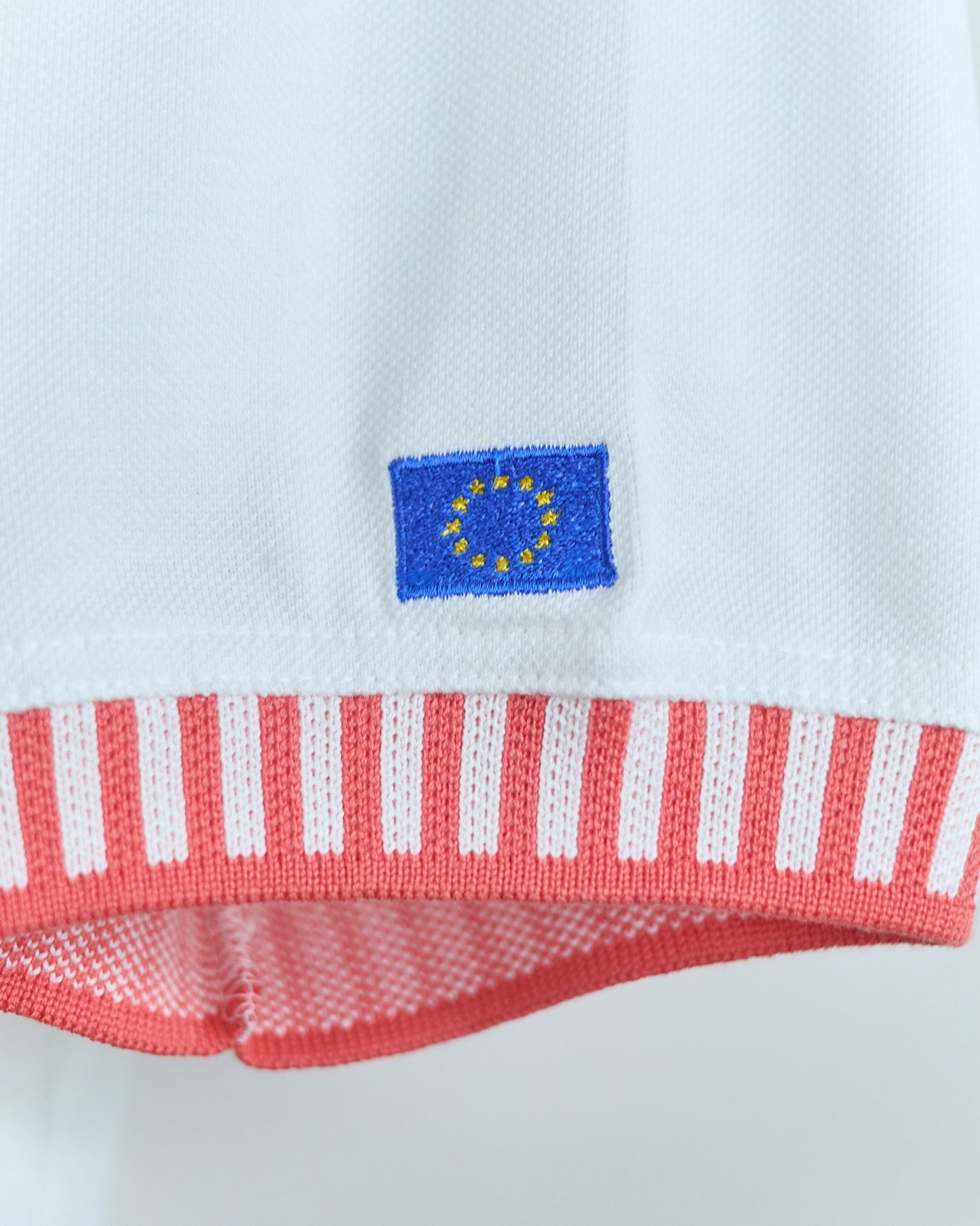 90s Glenmuir White/Coral Ryder Cup Polo, NWT (L)