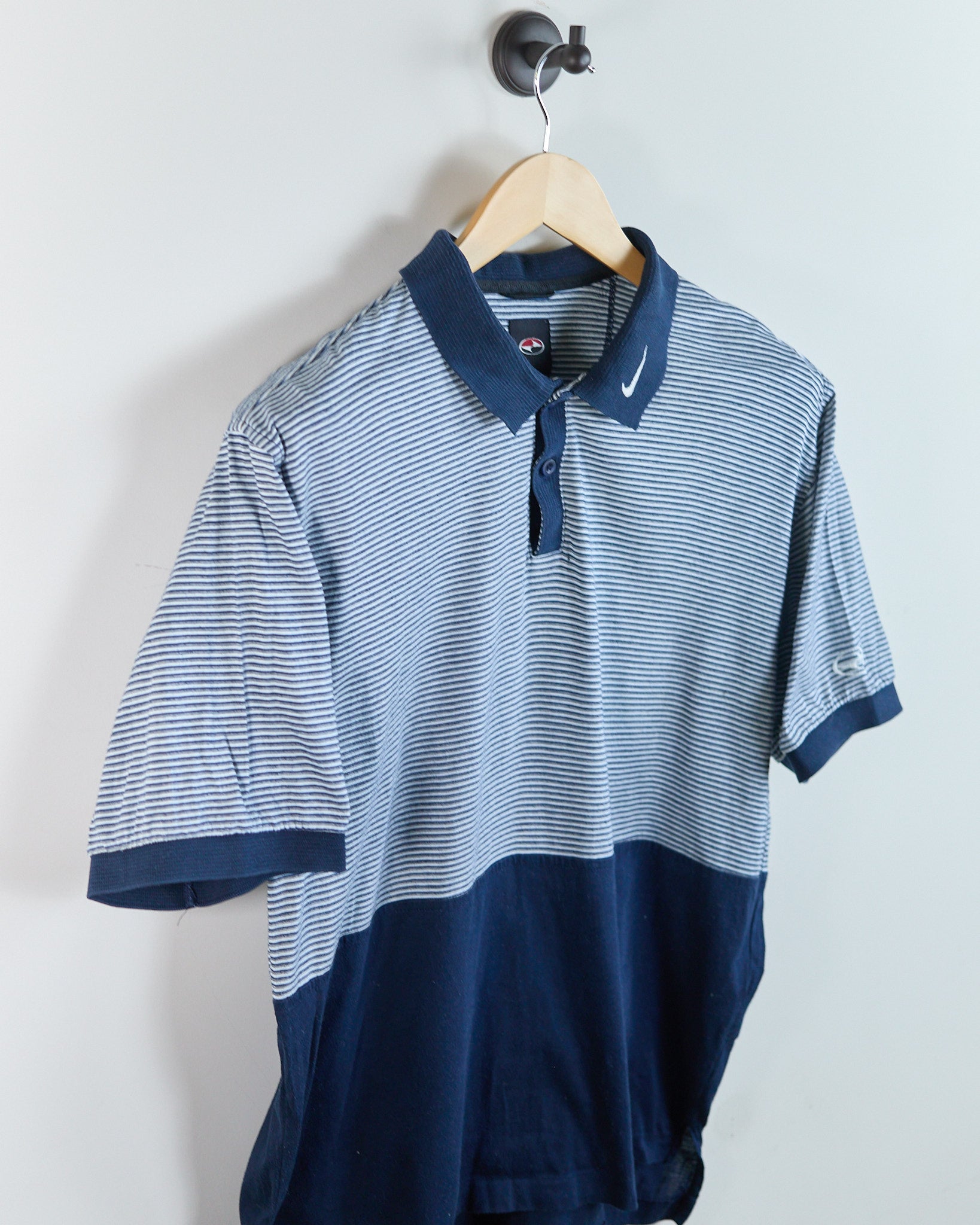 90s Nike Golf Blue/Black Polo (XL) | Rules of Golf – The Rules Of