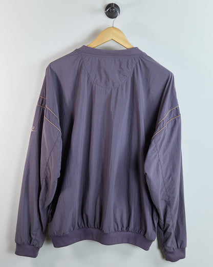 90s Nike Golf Purple V Neck Windbreaker, Super Rare (XL)