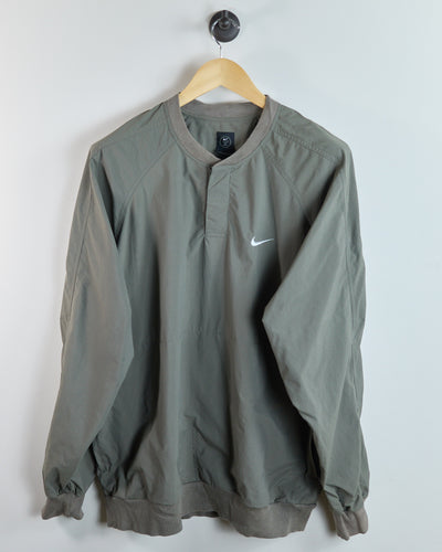 90s Nike Golf Swoosh Brown Windbreaker (L)
