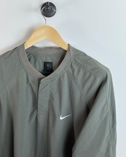 90s Nike Golf Swoosh Brown Windbreaker (L)