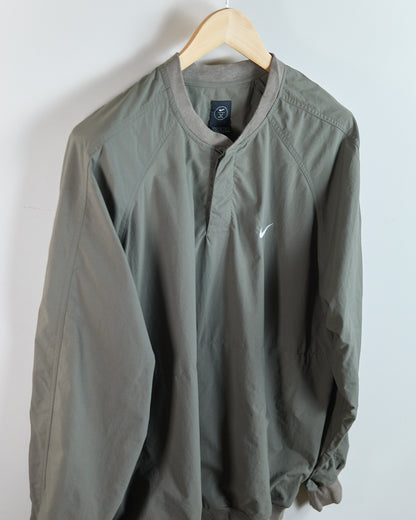 90s Nike Golf Swoosh Brown Windbreaker (L)