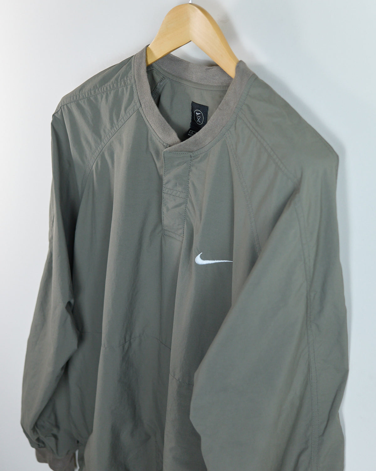 90s Nike Golf Swoosh Brown Windbreaker (L)