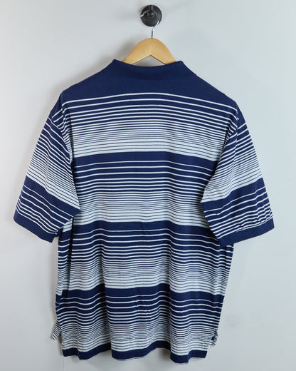 90s to early 00s Nike Golf Tiger Woods Yin YangBlue/White Polo (XL)