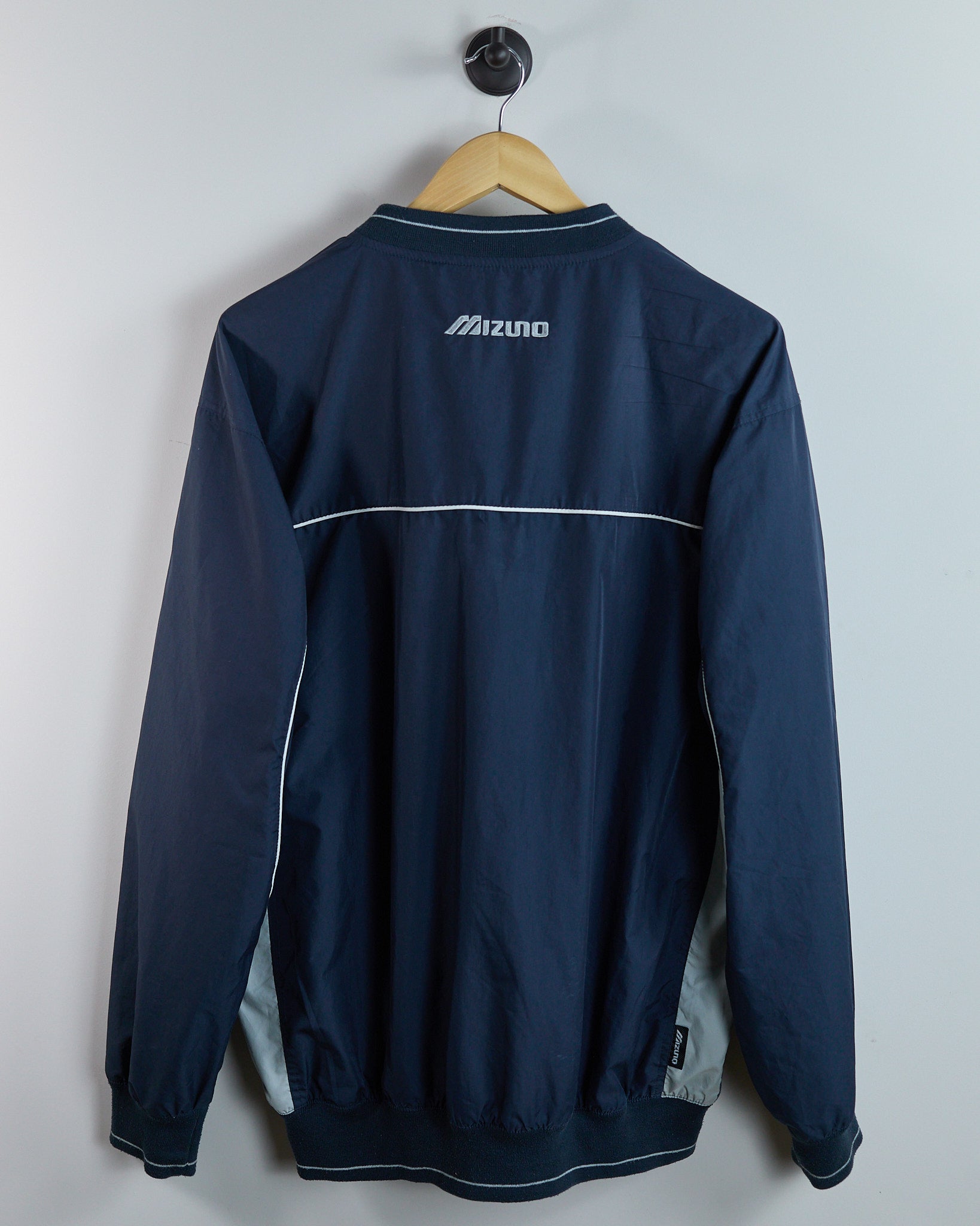90s Mizuno Golf Blue V Neck Windbreaker (L) | Rules of Golf – The
