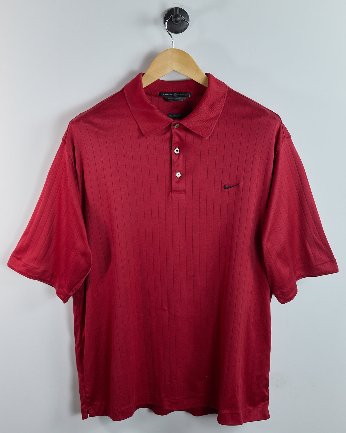 90s Nike Golf Tiger Woods Dark Red Polo (L)