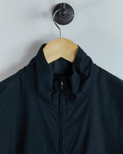 Late 90s Nike Golf Shield Logo Black Zip Up Windbreaker (M)
