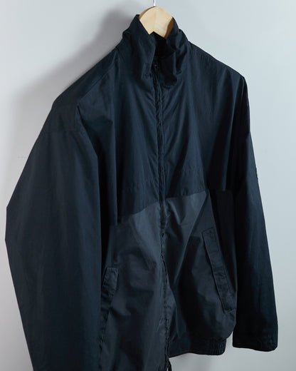 Late 90s Nike Golf Shield Logo Black Zip Up Windbreaker (M)