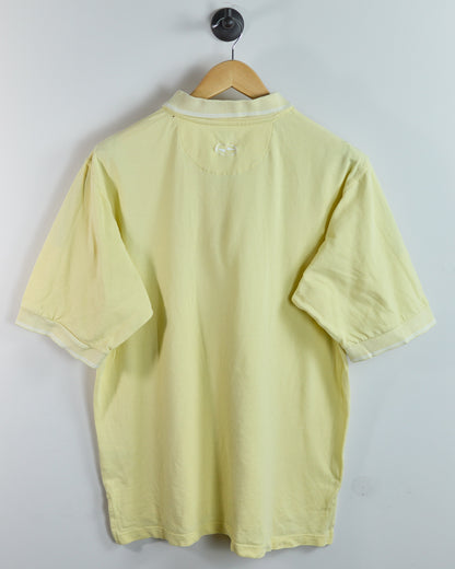 90s Nike Golf Tiger Woods Yin Yang Yellow Zip Up Polo (M)