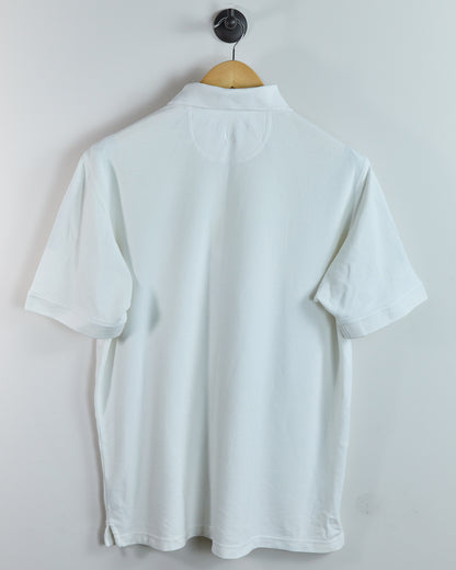 Early 00s Greg Norman x Disney White Polo (M)