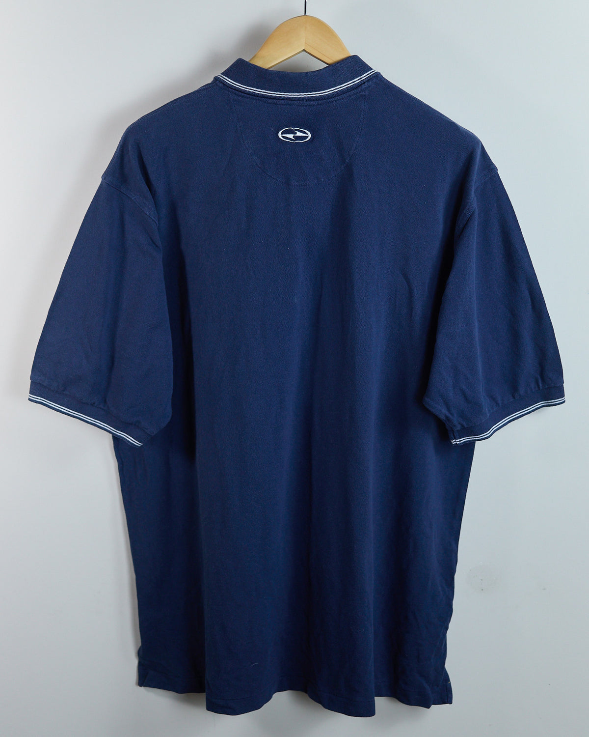 90s to early 00s Nike Golf Tiger Woods Yin Yang Blue Zip Up Polo (L)