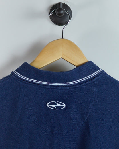 90s to early 00s Nike Golf Tiger Woods Yin Yang Blue Zip Up Polo (L)