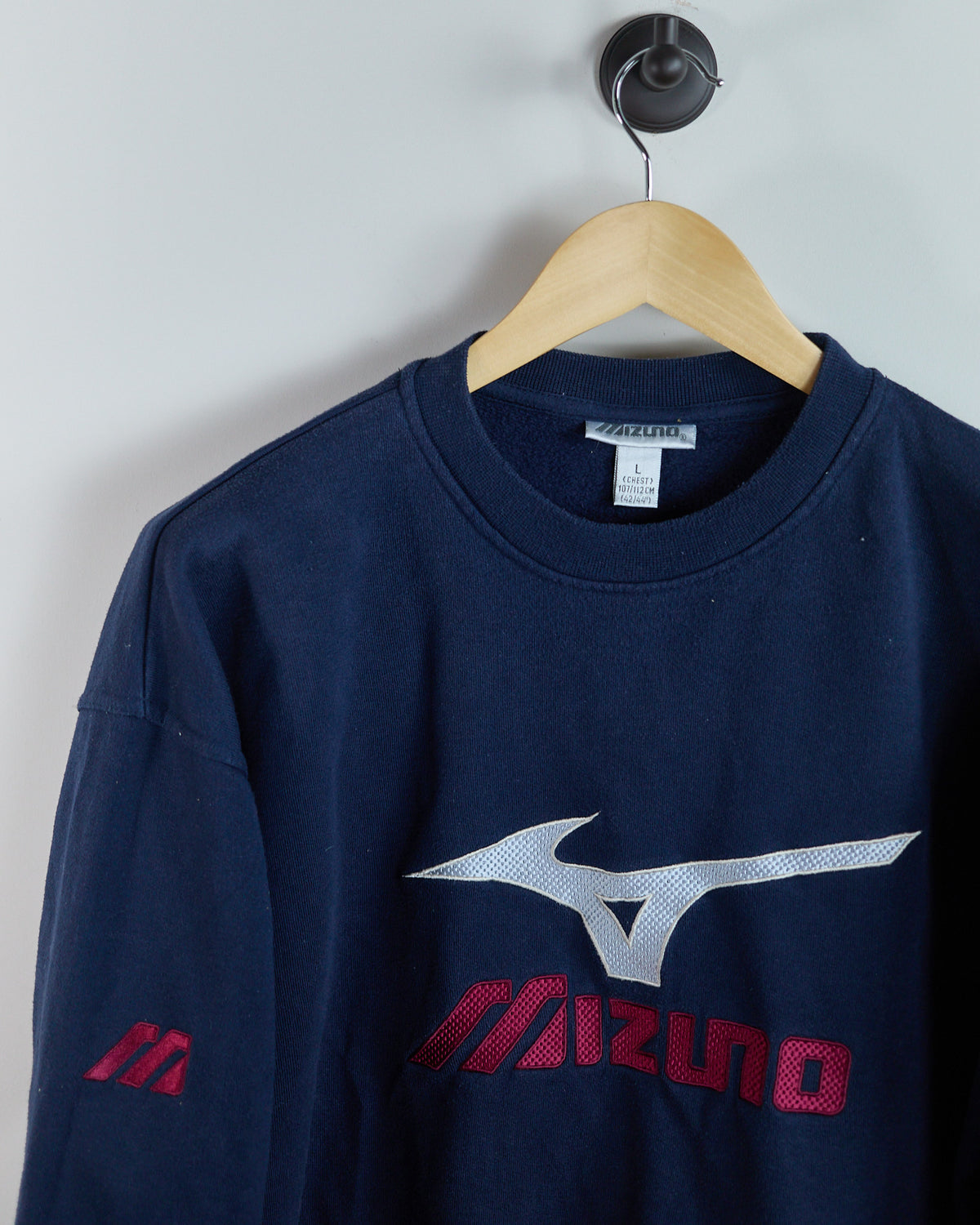 90s Mizuno Golf Blue Crew Neck Jumper (L)