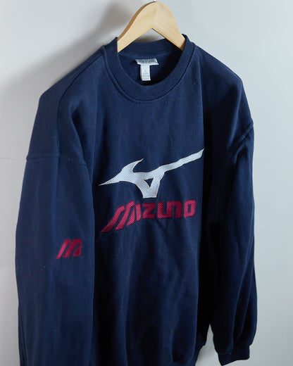 90s Mizuno Golf Blue Crew Neck Jumper (L)