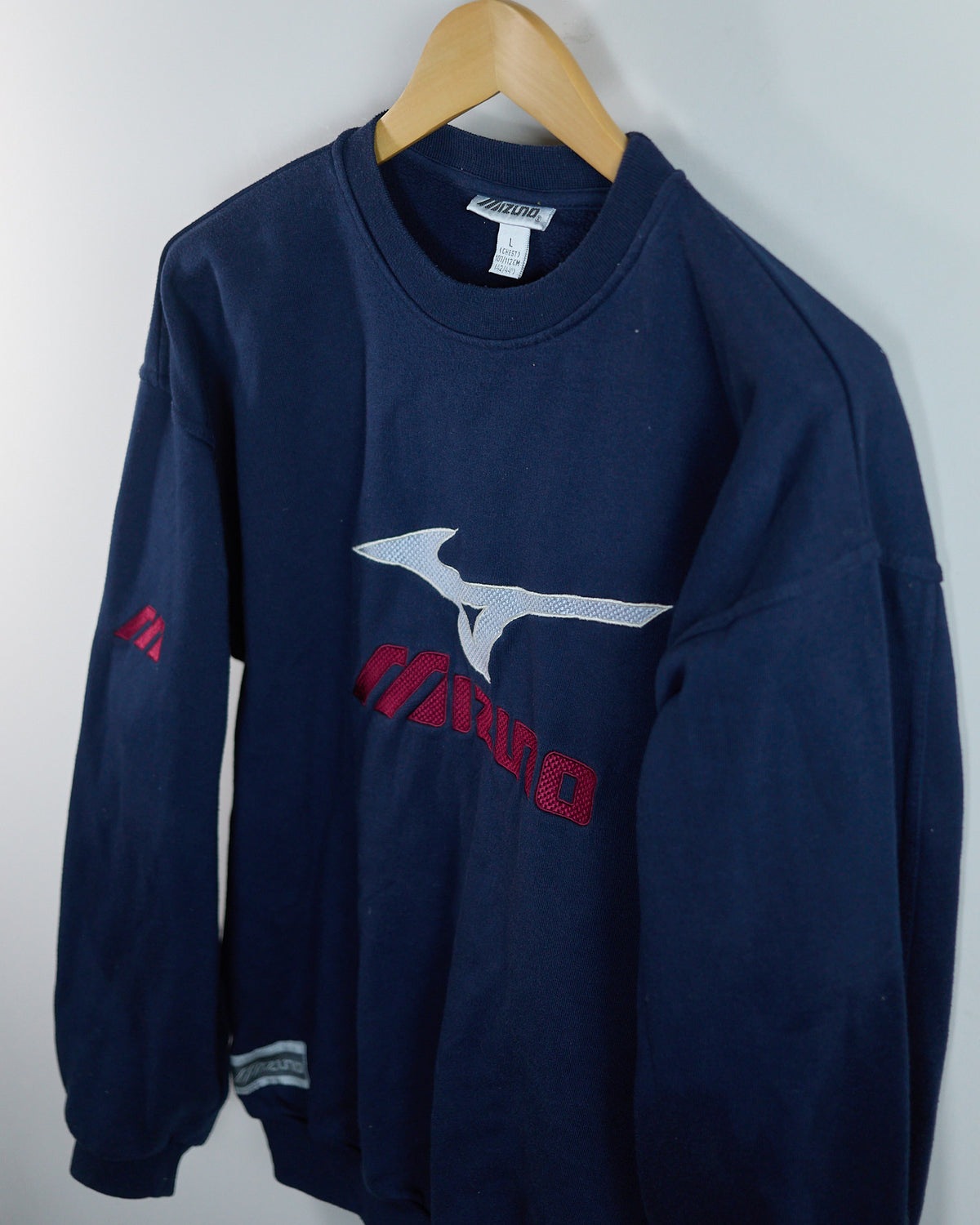 90s Mizuno Golf Blue Crew Neck Jumper (L)