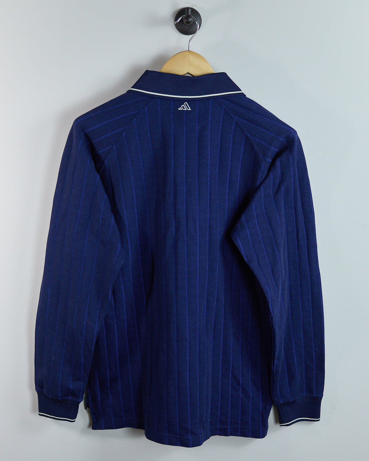 Mid 90s Adidas Golf Blue Long Sleeve Zip Up Polo (L)