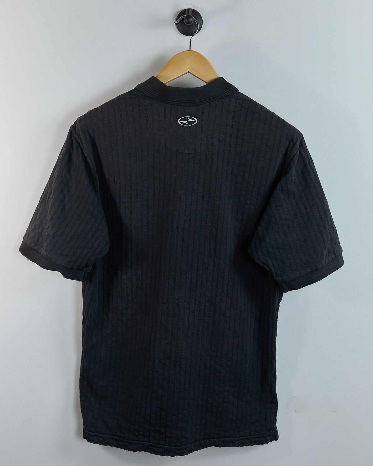 90s to early 00s Nike Golf Tiger Woods Yin Yang Black Polo (M)