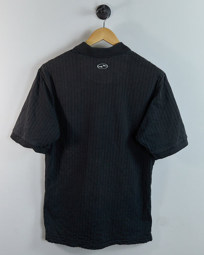 90s to early 00s Nike Golf Tiger Woods Yin Yang Black Polo (M)