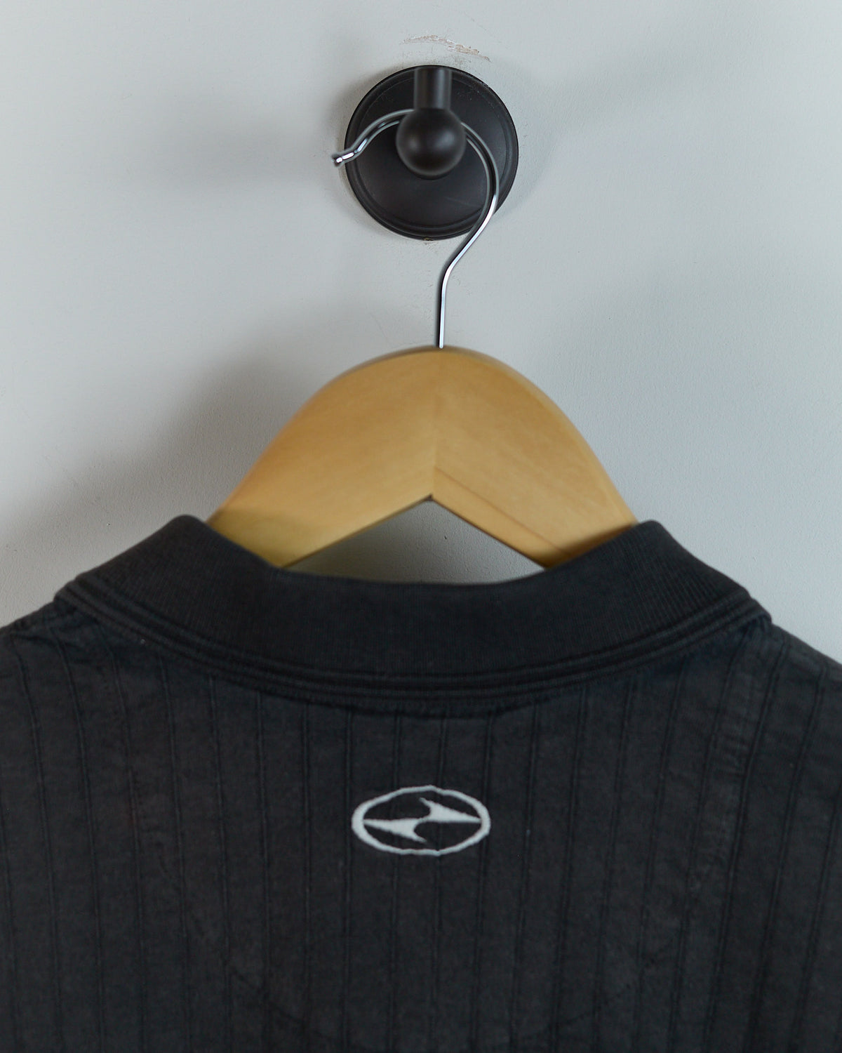 90s to early 00s Nike Golf Tiger Woods Yin Yang Black Polo (M)