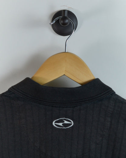 90s to early 00s Nike Golf Tiger Woods Yin Yang Black Polo (M)