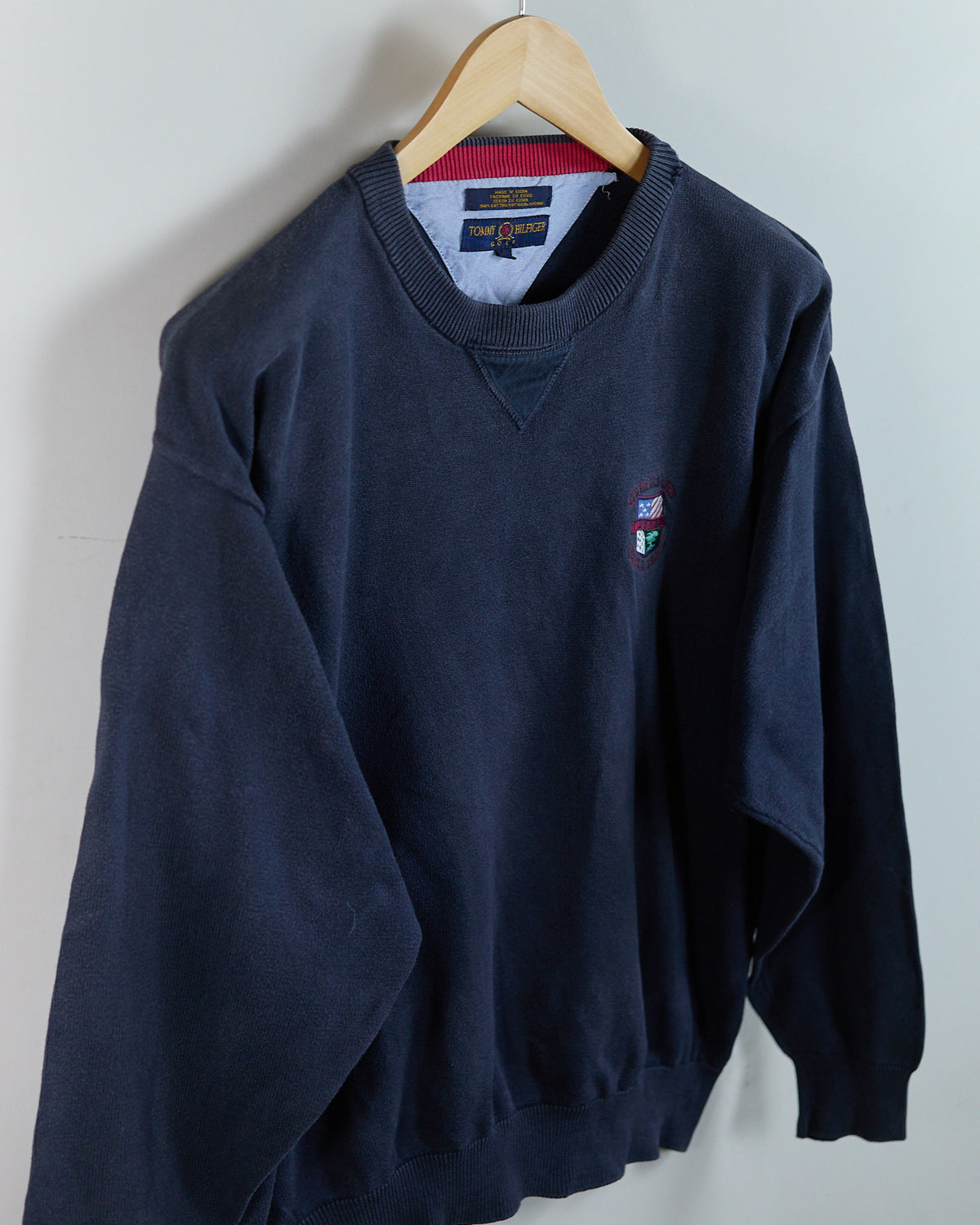 Year 2000 Pebble Beach x Tommy Hilfiger Blue US Open Crew Neck Jumper - Tiger’s first US open win (XL)