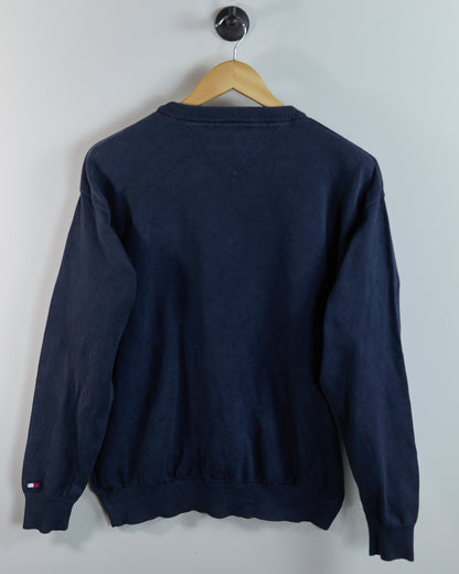 Year 2000 Pebble Beach x Tommy Hilfiger Blue US Open Crew Neck Jumper - Tiger’s first US open win (XL)