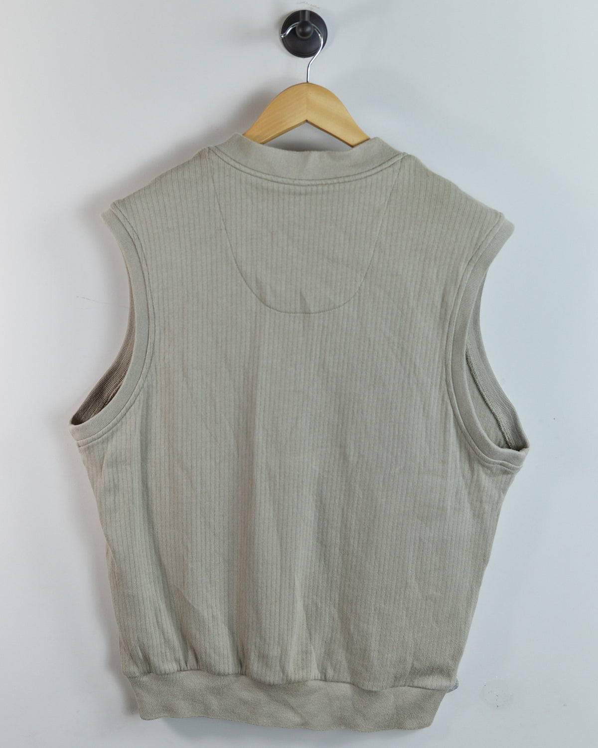 90s Nike Golf Beige V Neck Vest (M)