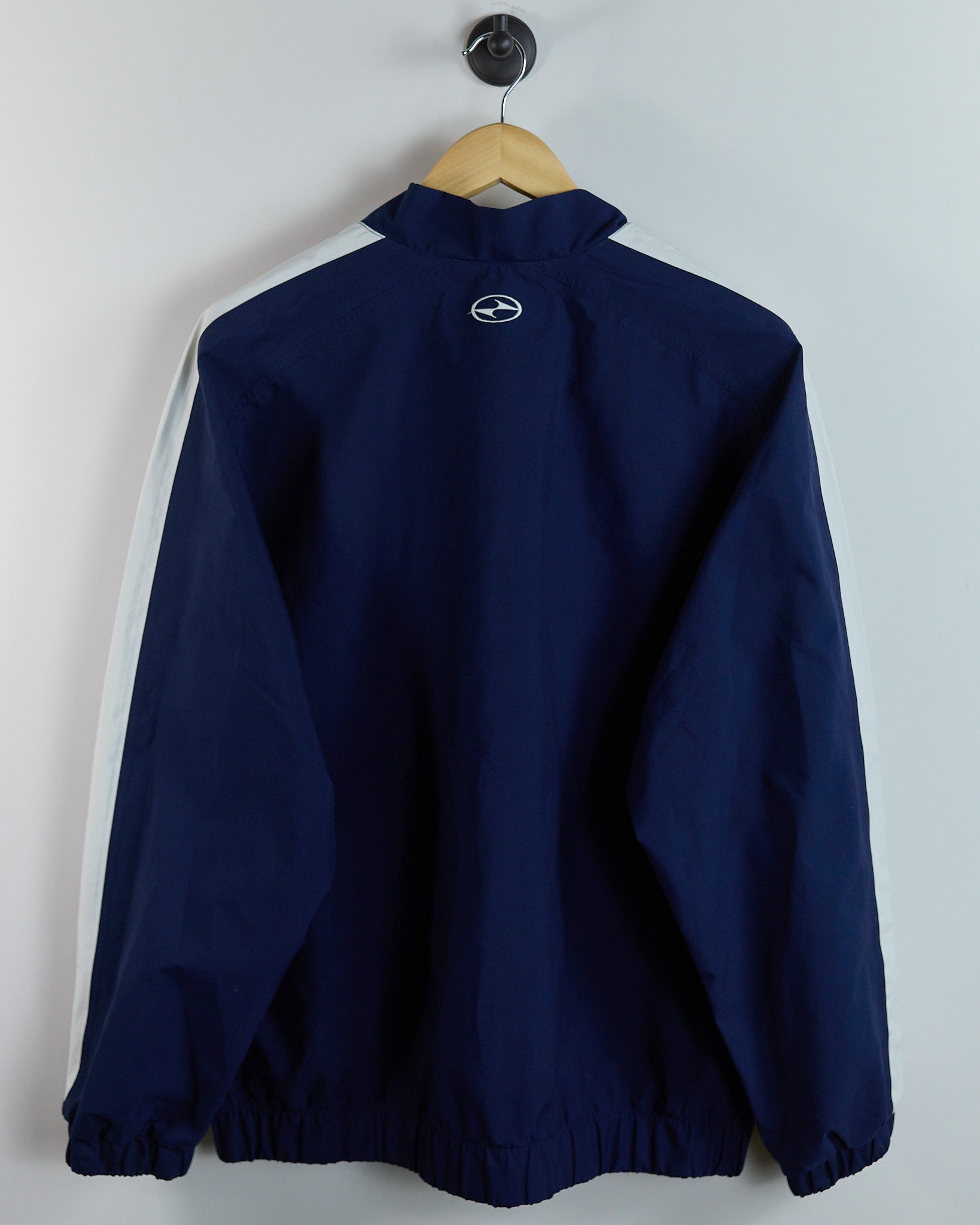 90s Nike Golf Blue/White Quarter Zip Windbreaker (L) | Rules of