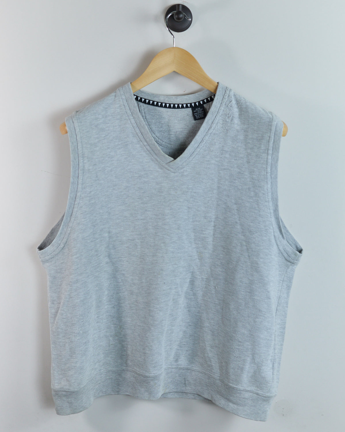 Early 90s Greg Norman Light Grey V Neck Vest (M)