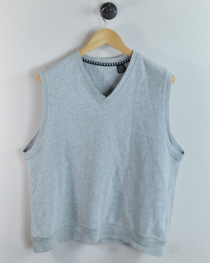 Early 90s Greg Norman Light Grey V Neck Vest (M)