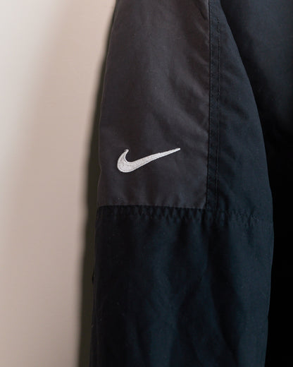 80s to early 90s Nike Golf Black/Dark Grey Windbreaker (L)