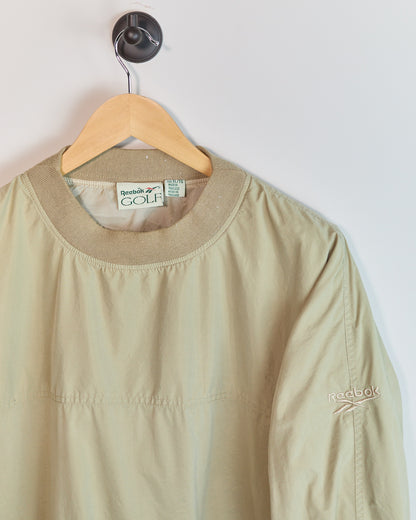 Early 90s Reebok Cream/Beige Windbreaker (XL)
