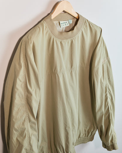 Early 90s Reebok Cream/Beige Windbreaker (XL)
