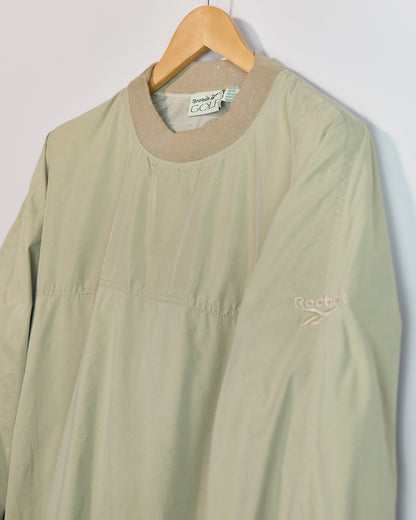 Early 90s Reebok Cream/Beige Windbreaker (XL)