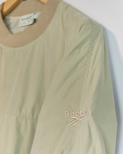 Early 90s Reebok Cream/Beige Windbreaker (XL)
