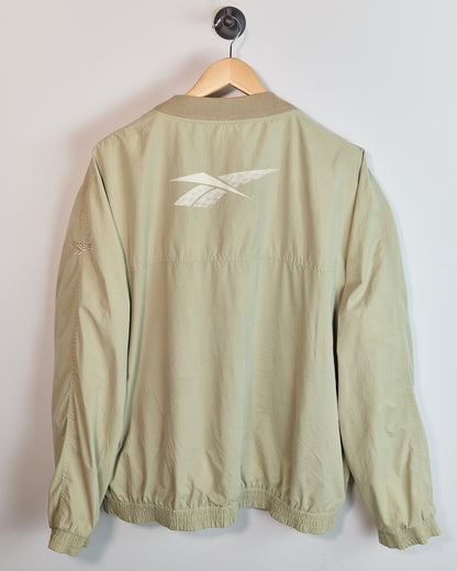 Early 90s Reebok Cream/Beige Windbreaker (XL)