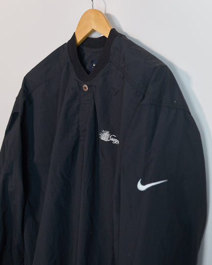 Mid to late 90s Nike Golf Black/White Crew Neck Windbreaker (L)