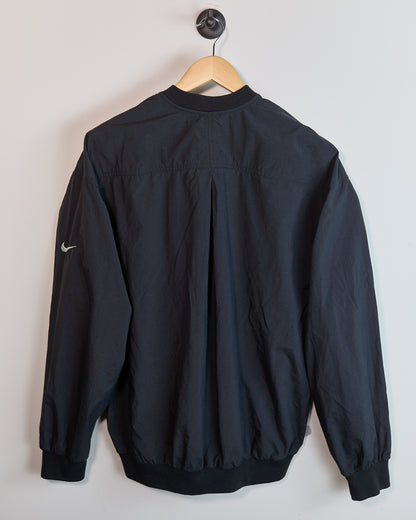 Mid to late 90s Nike Golf Black/White Crew Neck Windbreaker (L)