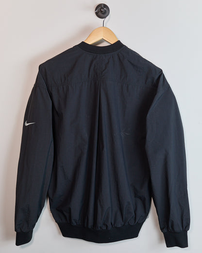 Early 90s Nike Golf Black Crew Neck Windbreaker (M)