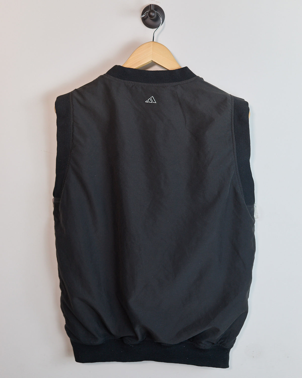 90s Adidas Golf Black/Red Windbreaker gilet(M)