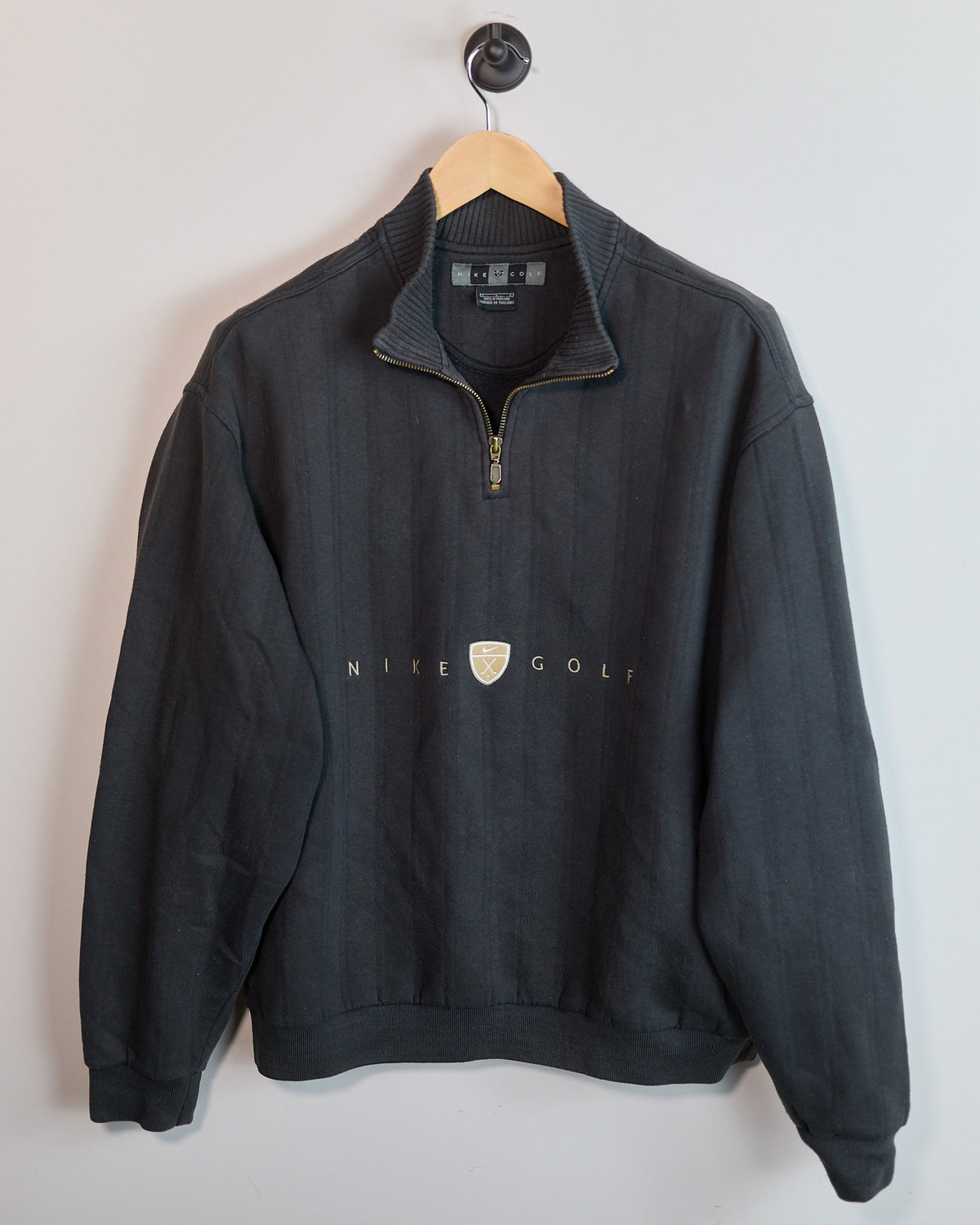 Early 90s Nike Golf Grey Quarter Zip Jumper (L)