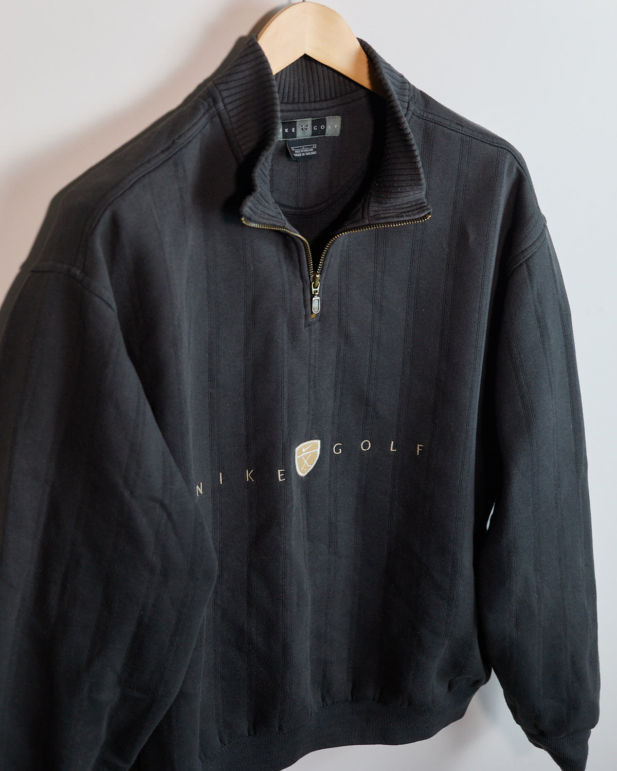Early 90s Nike Golf Grey Quarter Zip Jumper (L)