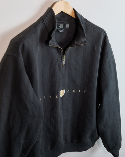 Early 90s Nike Golf Grey Quarter Zip Jumper (L)