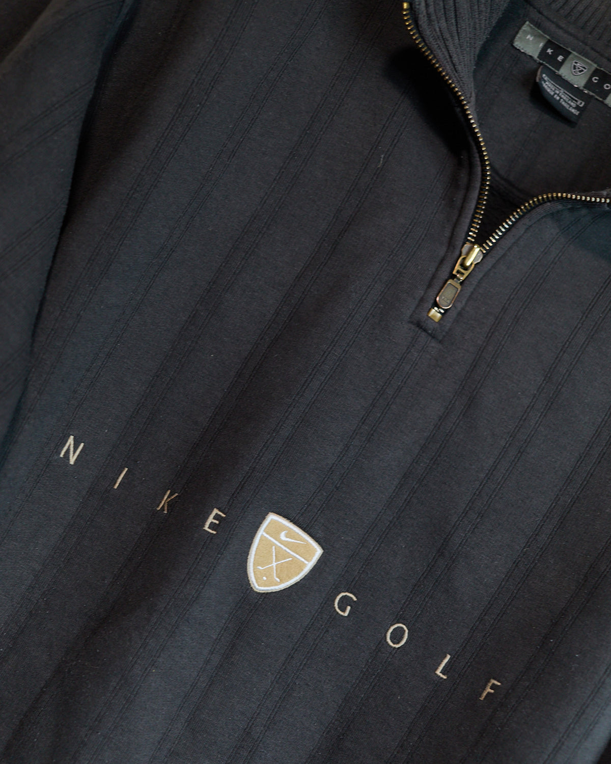 Early 90s Nike Golf Grey Quarter Zip Jumper (L)