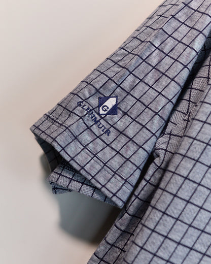 Late 90s Glenmuir Grey/Navy Pattern Ryder Cup Polo (L)
