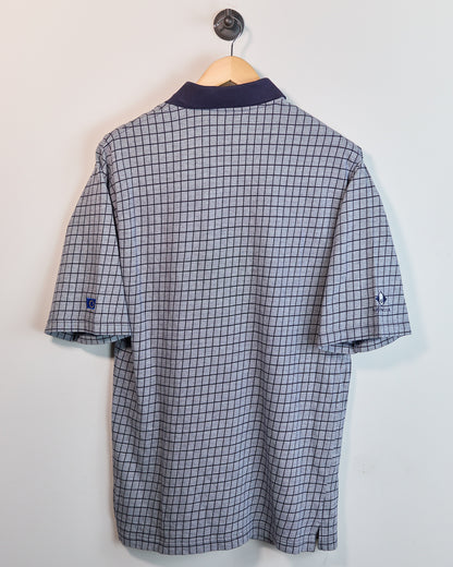 Late 90s Glenmuir Grey/Navy Pattern Ryder Cup Polo (L)