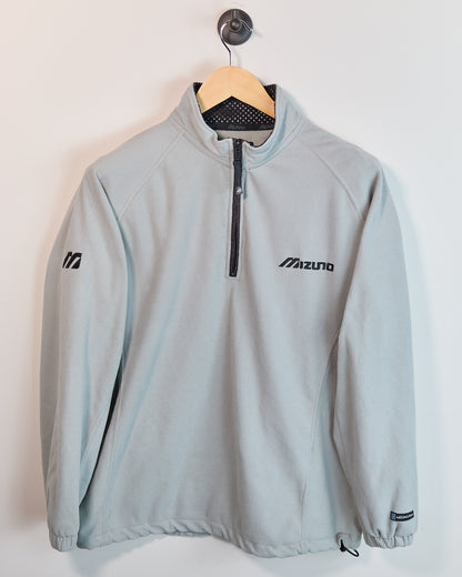 Late 90s Mizuno Golf Light Grey Quarter Zip Jumper (L)