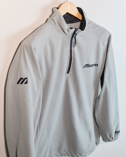 Late 90s Mizuno Golf Light Grey Quarter Zip Jumper (L)