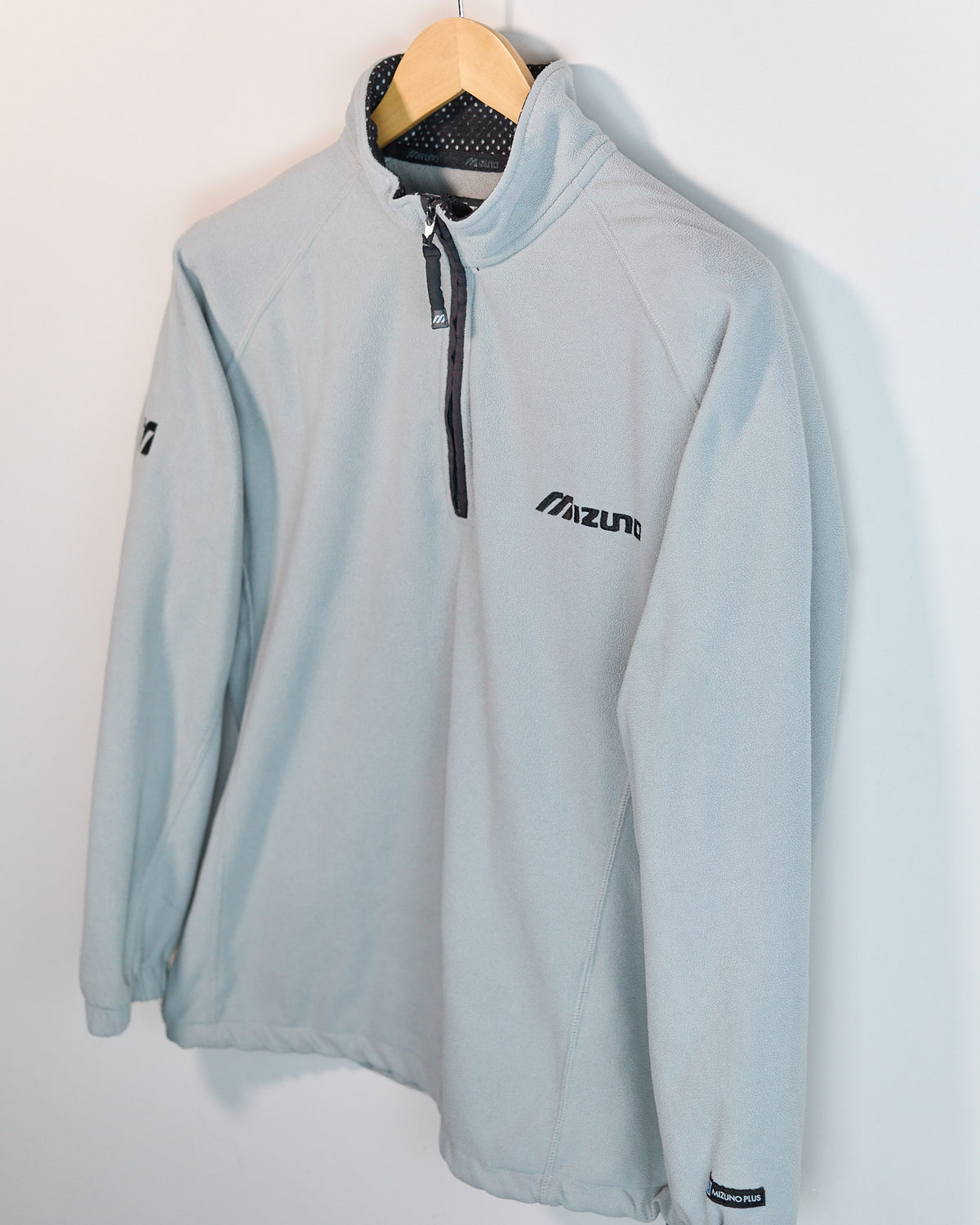 Late 90s Mizuno Golf Light Grey Quarter Zip Jumper (L)