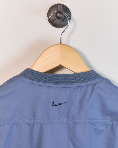 Early 90s Nike Golf Grey/Blue Windbreaker Vest (M)